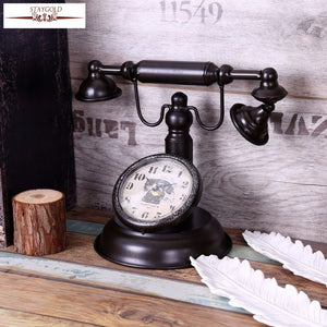 Telephone Model Vintage Clock