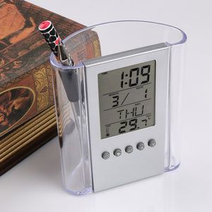 Transparent Desk Table Clock