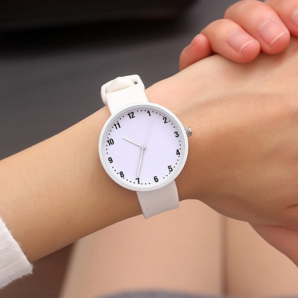 Silicone Wrist Watch Women