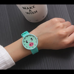 Silicone Wrist Watch Women